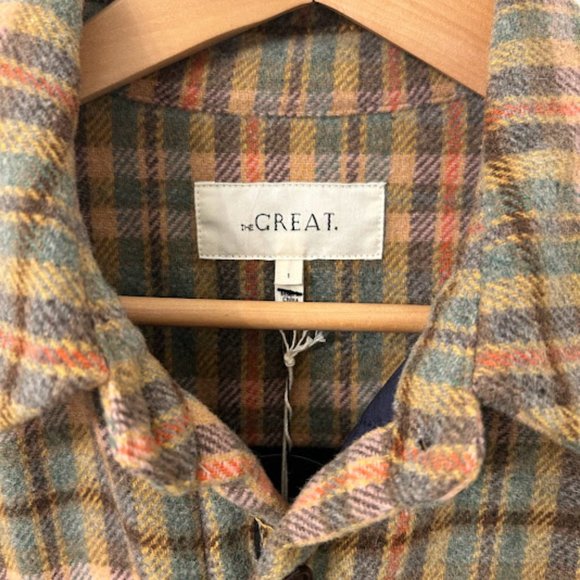 THE GREAT State Park Plaid Flannel Jacket - Picture 2 of 14